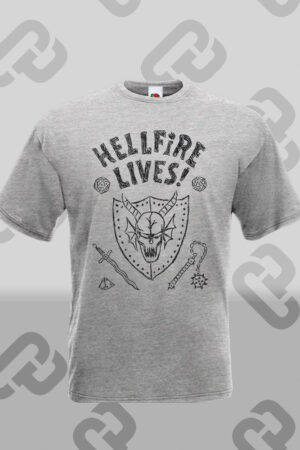 Футболка з принтом Hellfire Lives - Дивні Дива