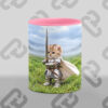 Чашка з принтом Кошеня лицар (Knight Kitten)